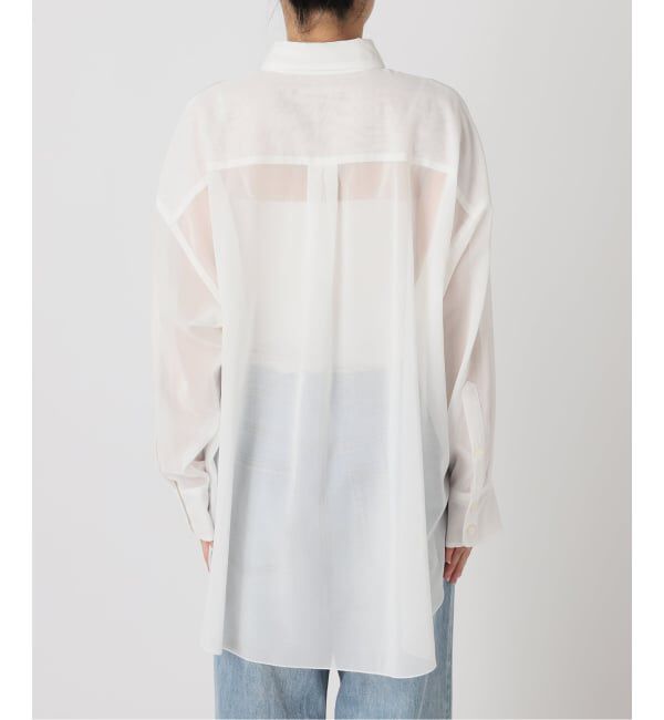Plage「《予約》sheer cotton tunic シャツ」|シャツ・ブラウス|