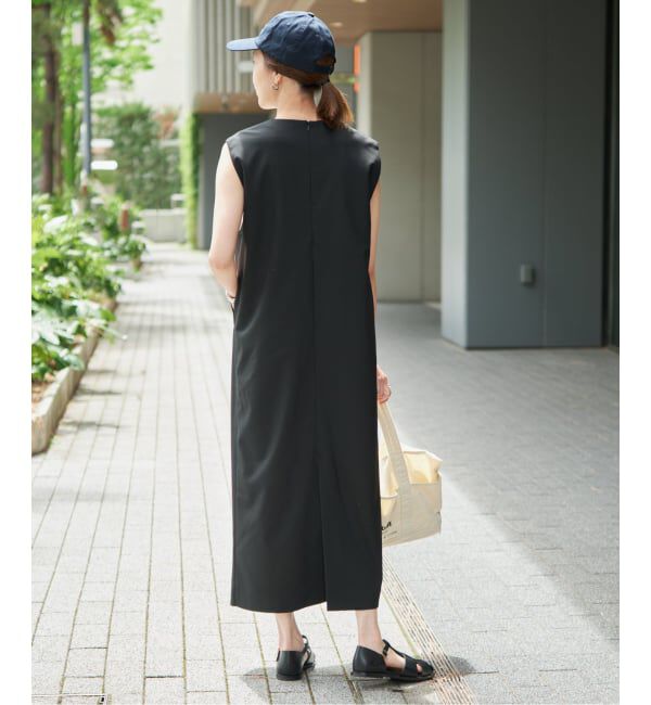 SLOBE IENA「《WEB限定/追加》TR Vネックジャンパースカート」|ワンピース|