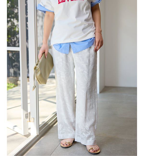 SLOBE IENA「《シリーズあり》レースカットパンツ」|その他|