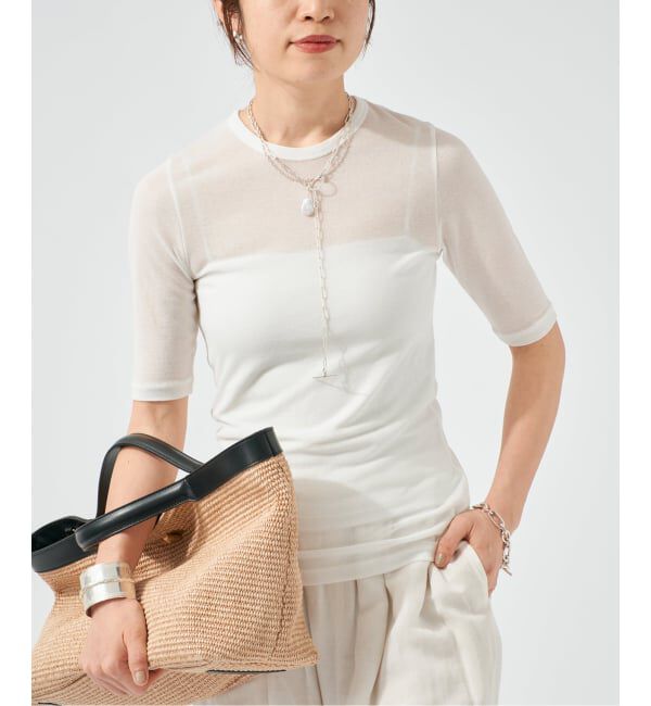 VERMEIL par iena「シアーTシャツ」|Tシャツ・カットソー|