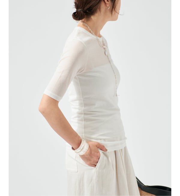 VERMEIL par iena「シアーTシャツ」|Tシャツ・カットソー|