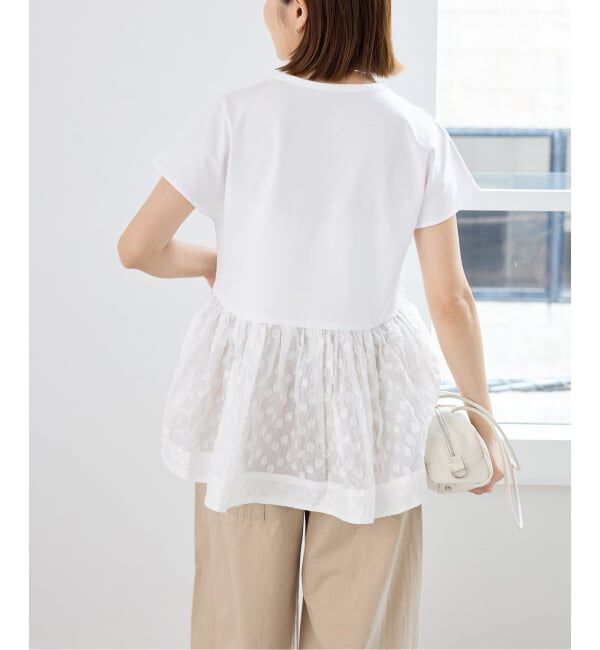 IENA「TORRAZZO DONNA/トラッゾドンナ ドットTシャツ」|Tシャツ・カットソー|