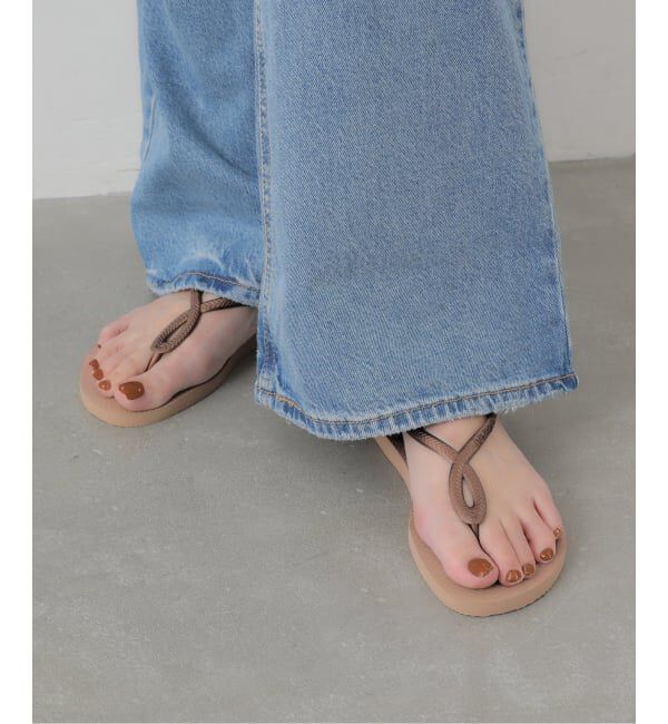 SLOBE IENA「《WEB限定》Havaianas/ハワイアナス LUNA サンダル LUNA4129697」|サンダル|ブラウン