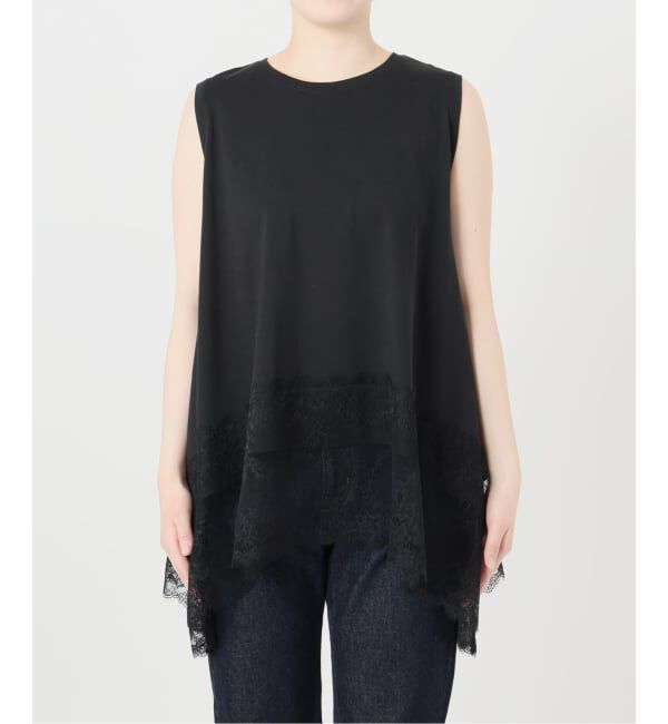 SLOBE IENA「《追加2》レースコンビノースリカットソー」|Tシャツ・カットソー|