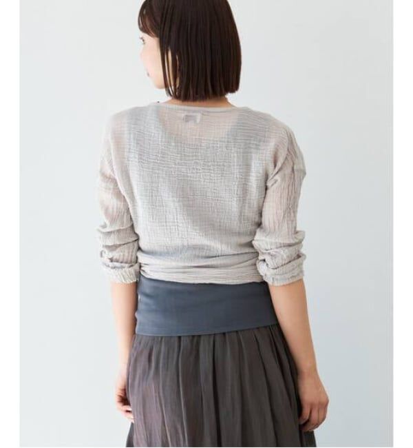 IENA「《追加予約》LES ATELIERS FRANCAIS DE CONFECTION T Manches Longues PE26TSMLGDC」|シャツ・ブラウス|