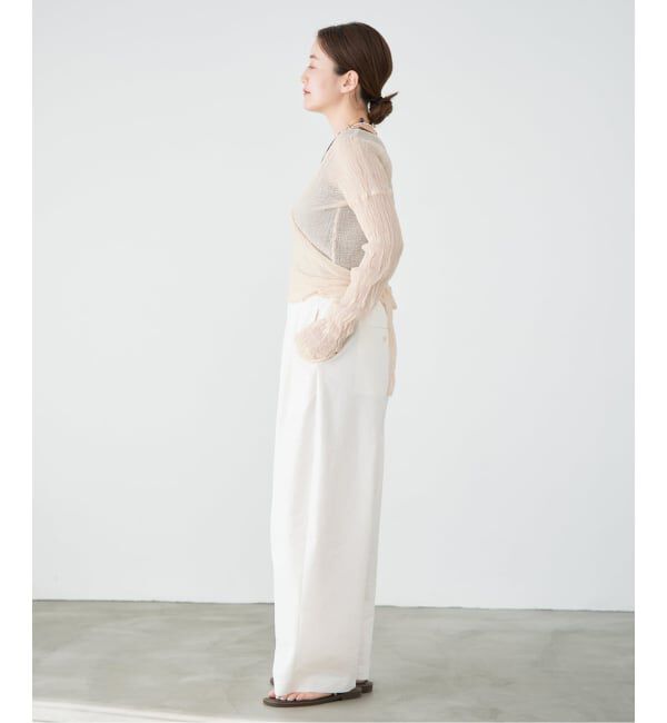IENA「《追加予約》LES ATELIERS FRANCAIS DE CONFECTION Cache Coeur PE26JPCACHE」|シャツ・ブラウス|