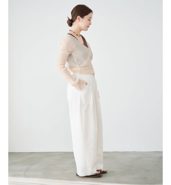 IENA「《追加予約》LES ATELIERS FRANCAIS DE CONFECTION Cache Coeur PE26JPCACHE」|シャツ・ブラウス|