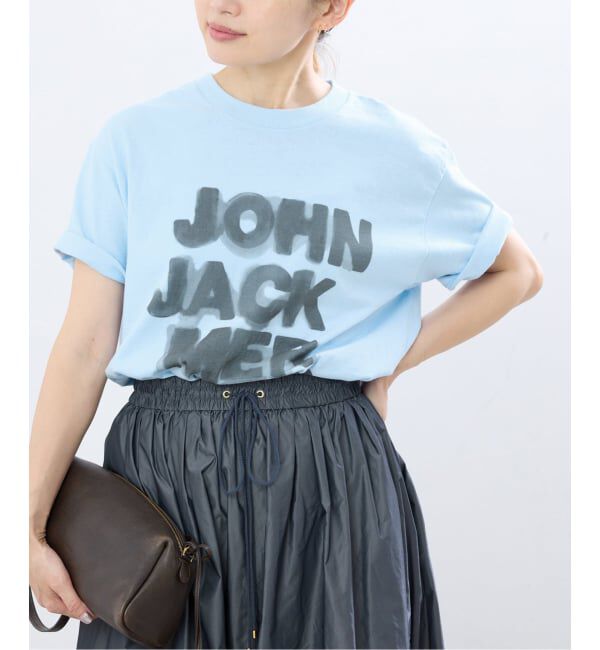 IENA「《一部店舗・WEB限定/予約》J.J.Mercer/ジェイジェイマーサー ロゴTシャツ D」|Tシャツ・カットソー|
