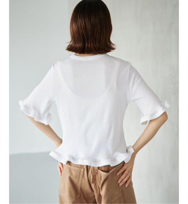 IENA「《WEB限定/追加予約》オーガニックコットン WAVE Tシャツ」|Tシャツ・カットソー|