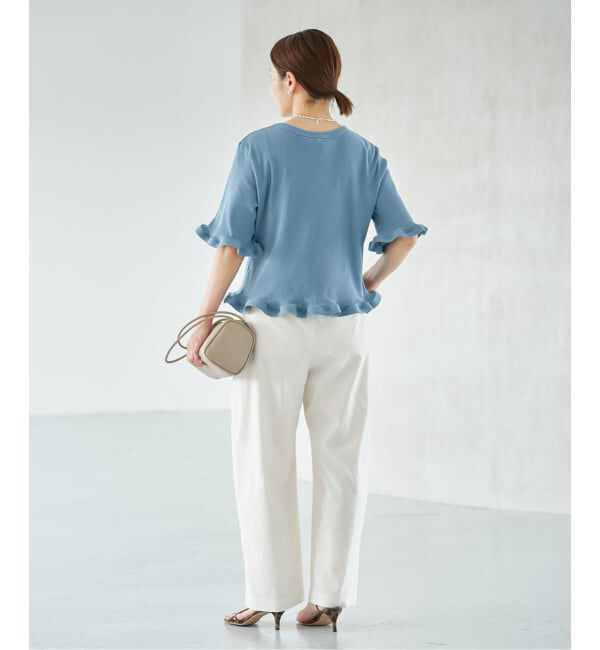 IENA「《WEB限定/追加予約》オーガニックコットン WAVE Tシャツ」|Tシャツ・カットソー|