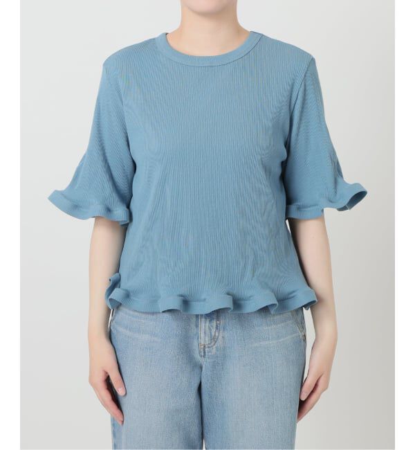 IENA「《WEB限定/追加予約》オーガニックコットン WAVE Tシャツ」|Tシャツ・カットソー|