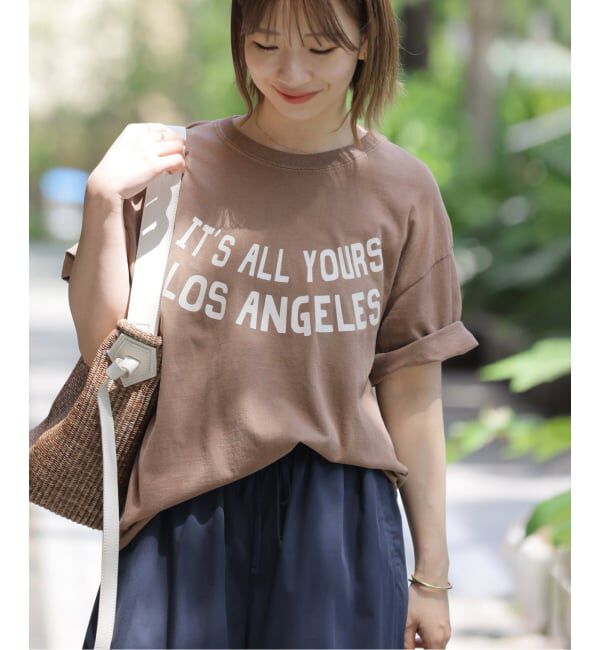 JOURNAL STANDARD relume「《追加》別注【THE DAY ON THE BEACH】カットオフTシャツ」|Tシャツ・カットソー|ブラウン