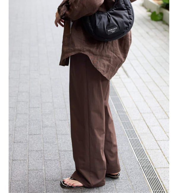 JOURNAL STANDARD「《追加4》【撥水/接触冷感/洗える/UVカット】リネンナイロンストレッチワイドパンツ」|その他|