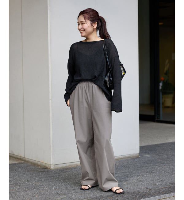 JOURNAL STANDARD「《追加4》【撥水/接触冷感/洗える/UVカット】リネンナイロンストレッチワイドパンツ」|その他|