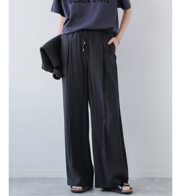 JOURNAL STANDARD relume「フィブリルインタックイージーパンツ」|その他|ブラック