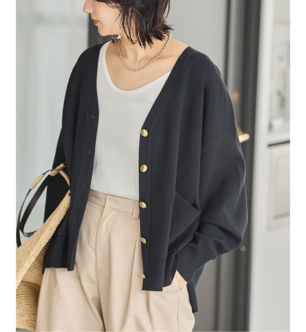 JOURNAL STANDARD「《WEB限定予約》ウォッシャブルTEXBRID Vネックカーディガン」|カーディガン|