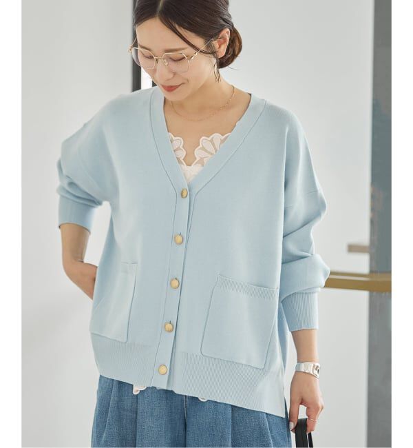 JOURNAL STANDARD「《WEB限定予約》ウォッシャブルTEXBRID Vネックカーディガン」|カーディガン|