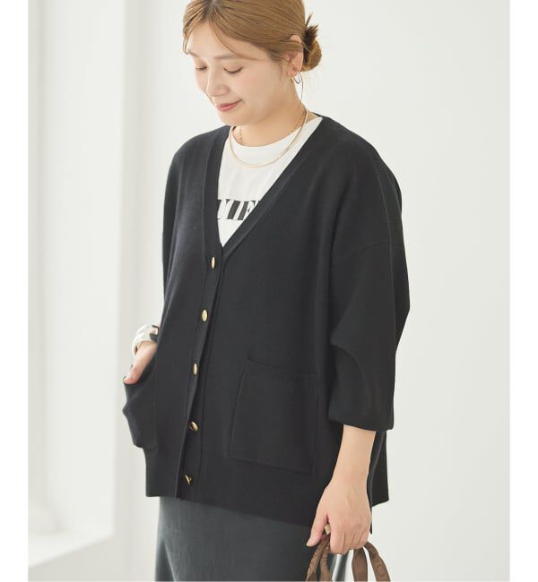 JOURNAL STANDARD「《WEB限定予約》ウォッシャブルTEXBRID Vネックカーディガン」|カーディガン|