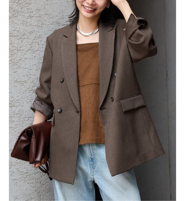 JOURNAL STANDARD「《追加予約》ライクストレッチジャケット」|テーラードジャケット|ブラウン A