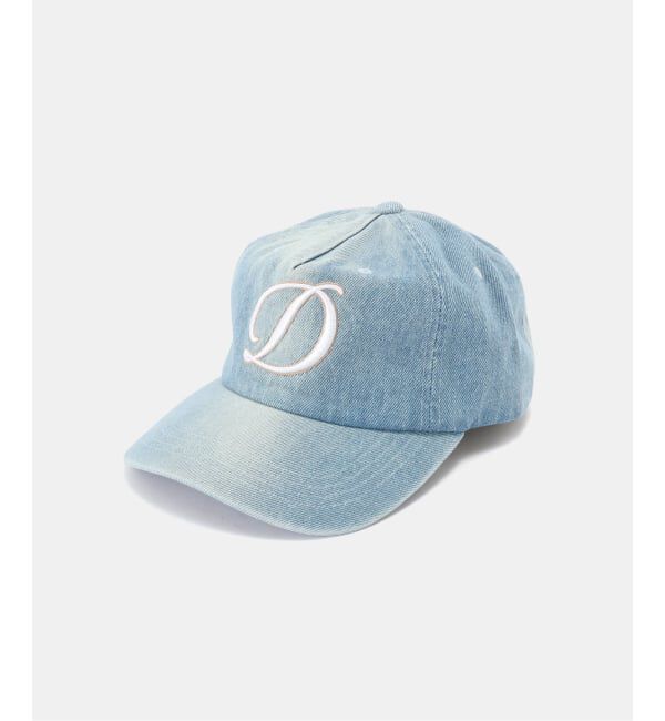Oriens JOURNAL STANDARD「【Dime/ダイム】 CURSIVE DENIM WORKER CAP」|キャップ・キャスケット|サックスブルー B