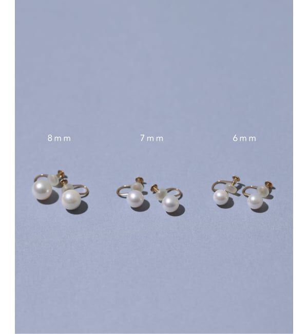 Lilas by Spick&Span「《WEB限定》アコヤパール7mmイヤリング K10（両耳）」|イヤリング|