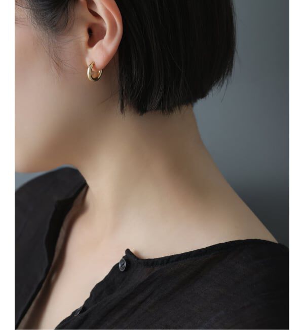 Spick and Span「《WEB限定》【SAMH by LILAS】フープピアスK18GP（両耳）」|ピアス|