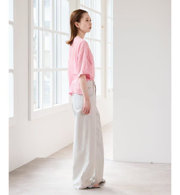 U by SPICK&SPAN「《追加》カラールーズデニム」|デニム|