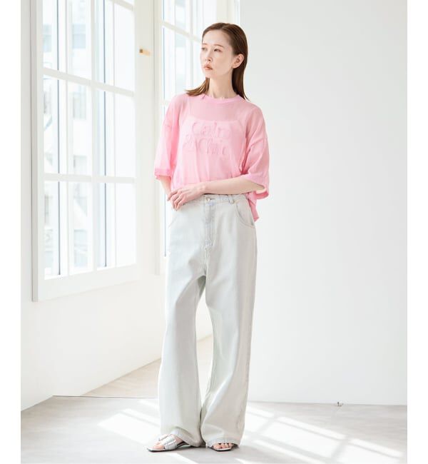 U by SPICK&SPAN「《追加》カラールーズデニム」|デニム|