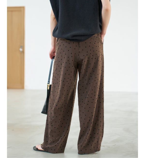 Spick and Span「《追加予約》フロッキードットイージーパンツ」|その他|