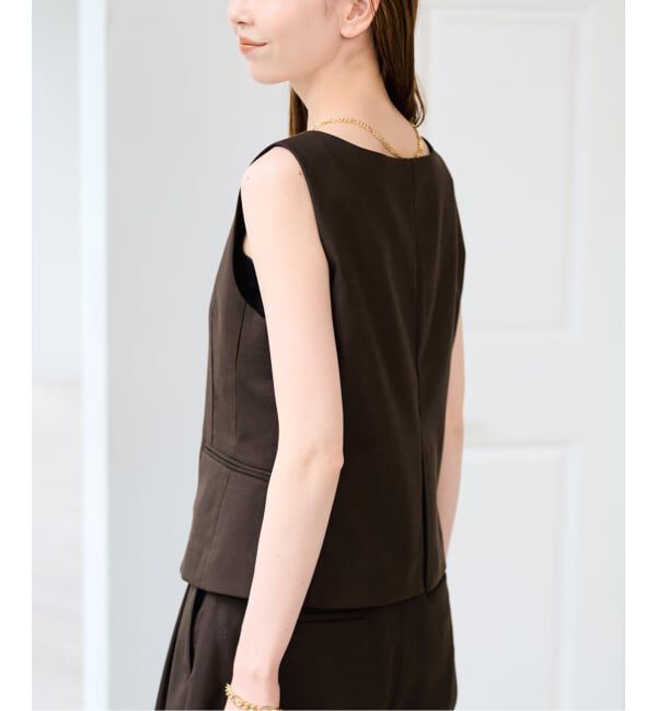 U by SPICK&SPAN「《予約》ツイルストレッチベスト」|その他|