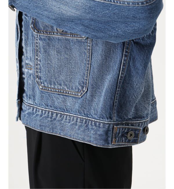 Spick and Span「《WEB限定 / 予約》5 1/2 2ND-LINE CROP ジャケット」|デニムジャケット|