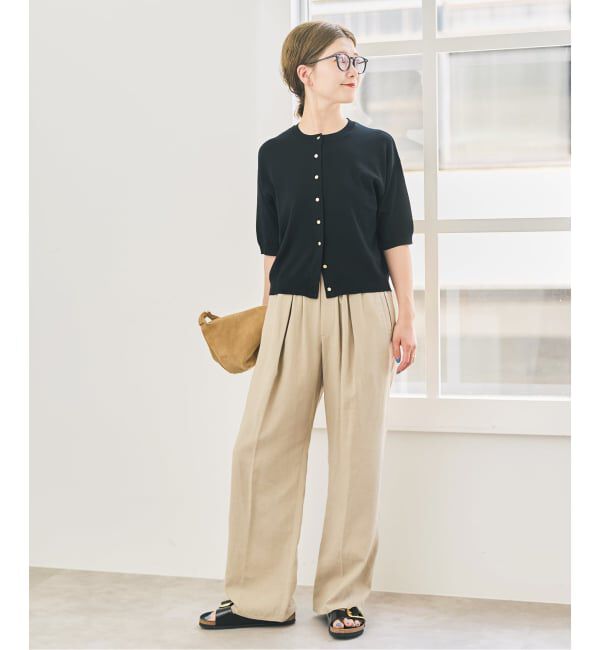 Spick and Span「《WEB限定 / 追加予約》ショートスリーブカーディガン」|カーディガン|