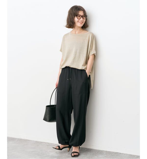 Spick and Span「《追加予約》ドレープツイルイージーファティーグパンツ」|その他|