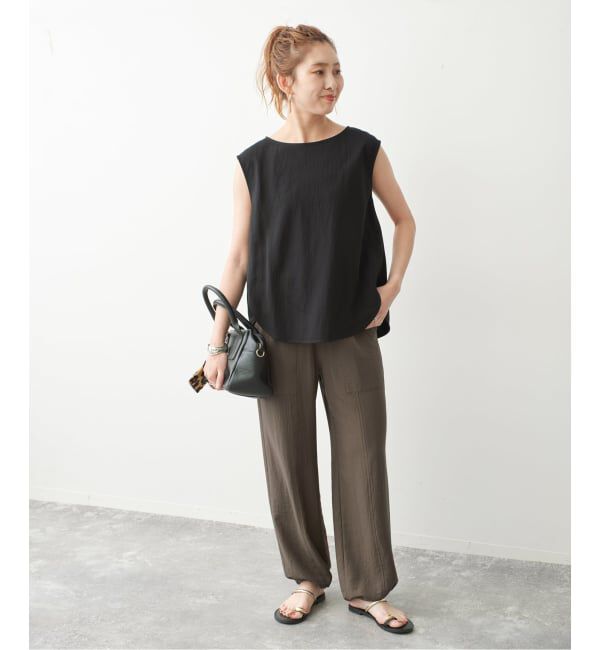 Spick and Span「《追加予約》ドレープツイルイージーファティーグパンツ」|その他|