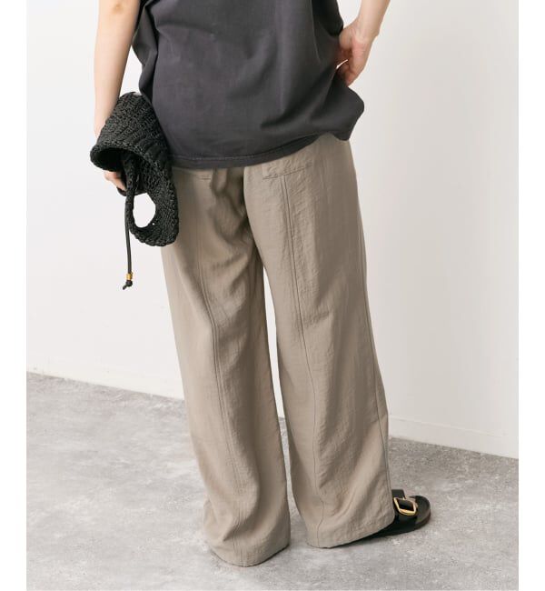 Spick and Span「《追加予約》ドレープツイルイージーファティーグパンツ」|その他|