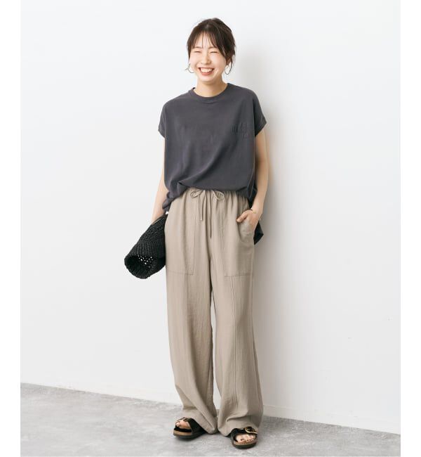 Spick and Span「《追加予約》ドレープツイルイージーファティーグパンツ」|その他|