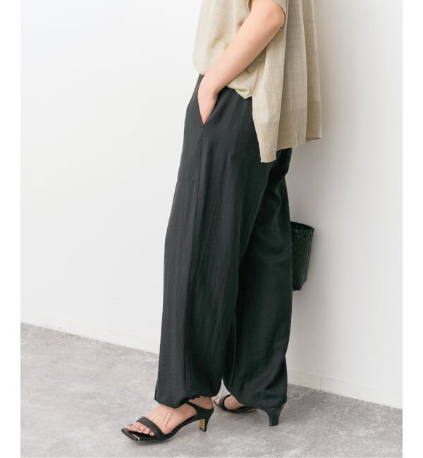 Spick and Span「《追加予約》ドレープツイルイージーファティーグパンツ」|その他|