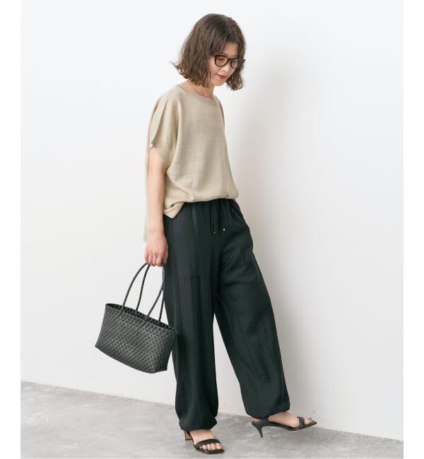 Spick and Span「《追加予約》ドレープツイルイージーファティーグパンツ」|その他|