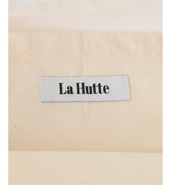  「《予約》La Hutte/ラユット yellow box logo tote」|トートバッグ|