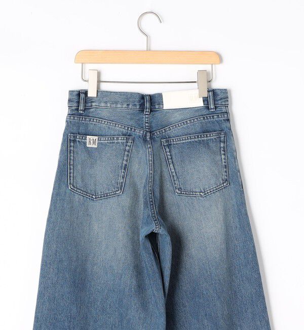 Rie Miller「《5サイズ展開》【RM denim】ルーズワイドデニム」|デニム|