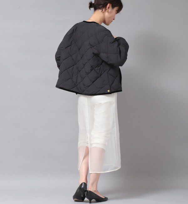 NOLLEY'S「【TAION&times;LIMONTA】別注ベロアパイピングショートダウン」|ダウン|
