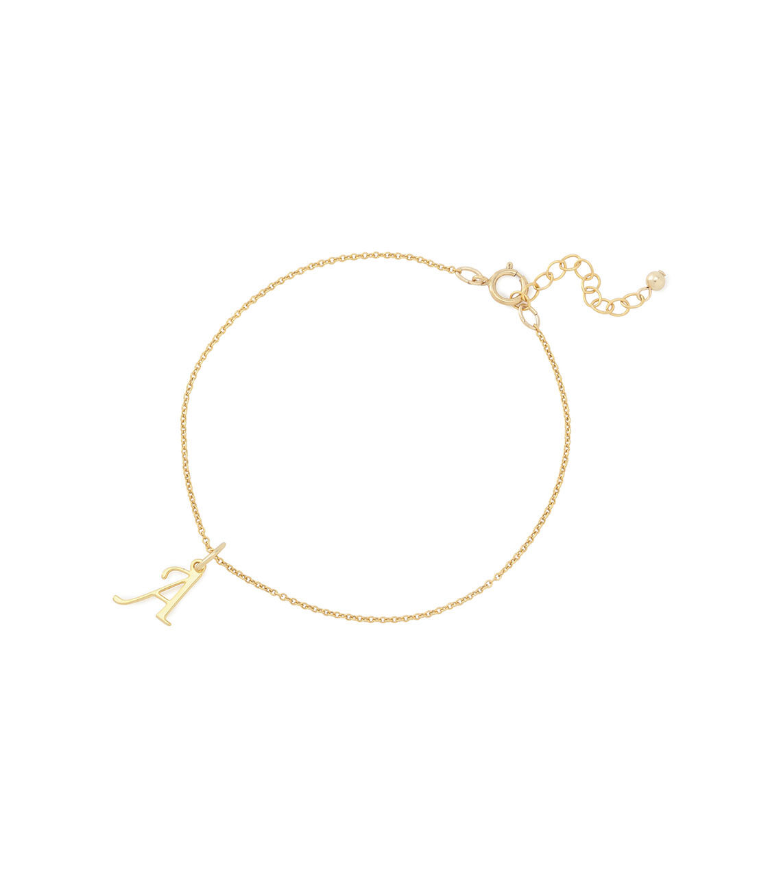SALON adam et rope'「【SALONオリジナルBOX付き】14KGFあずきチェーンブレスレット」|ブレスレット・バングル|