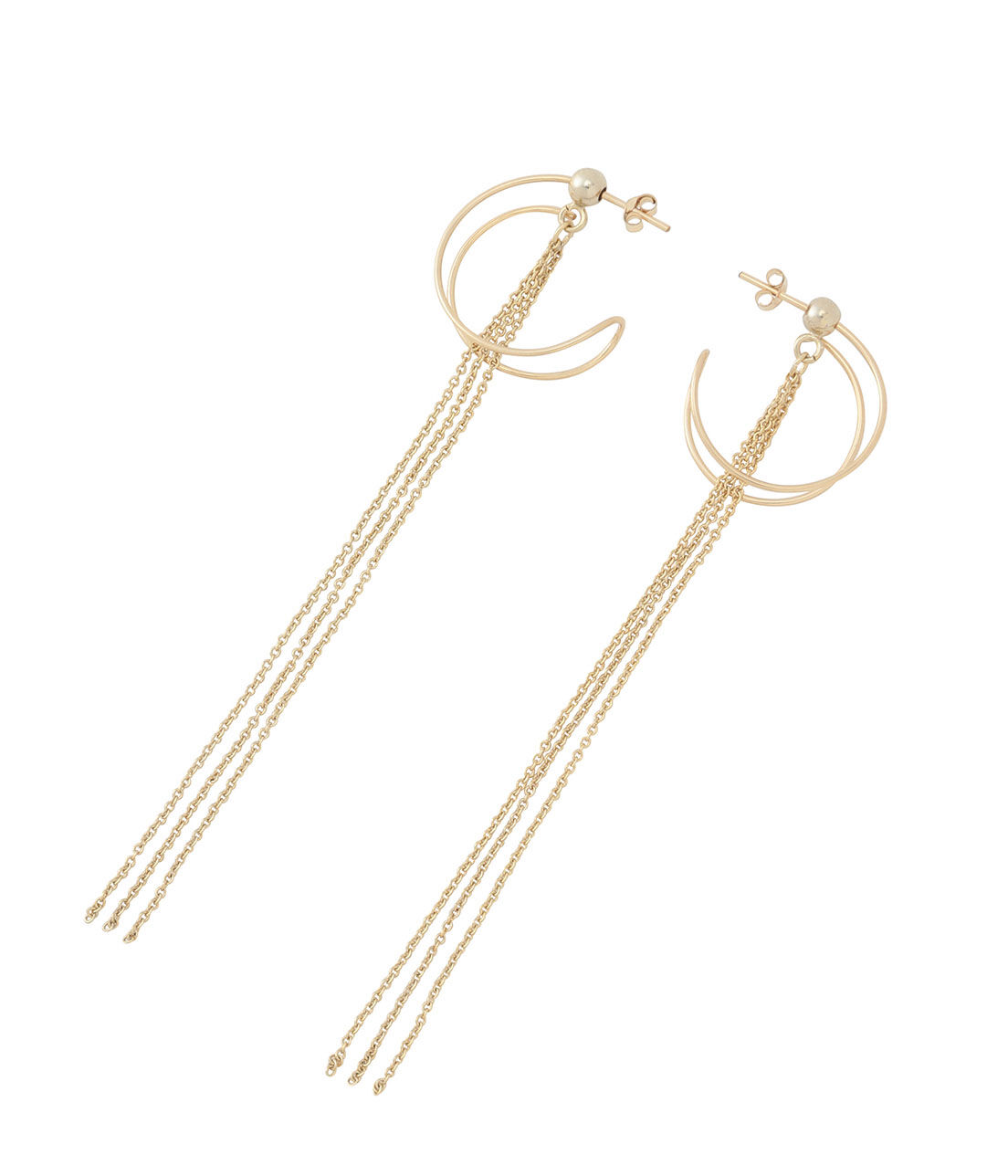 SALON adam et rope'「【SALONオリジナルBOX付き】14KGFツイストフープピアス」|ピアス|