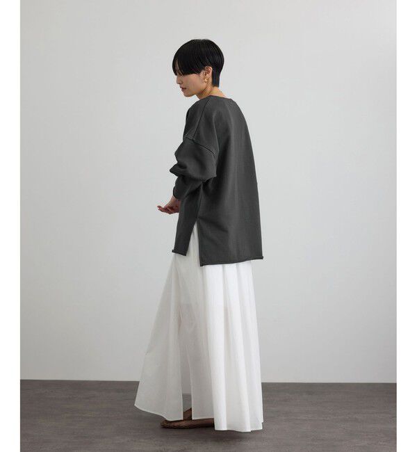 SALON adam et rope'「【WEB・一部店舗限定】ローエッジオーバースウェットプルオーバー / セットアップ対応」|スウェット・ジャージ|