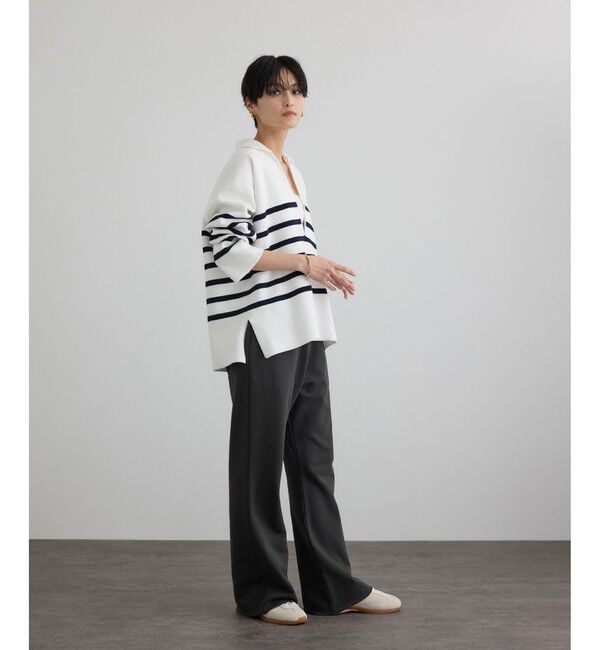 SALON adam et rope'「【WEB・一部店舗限定】セミフレアスウェットパンツ / セットアップ対応」|チノ|