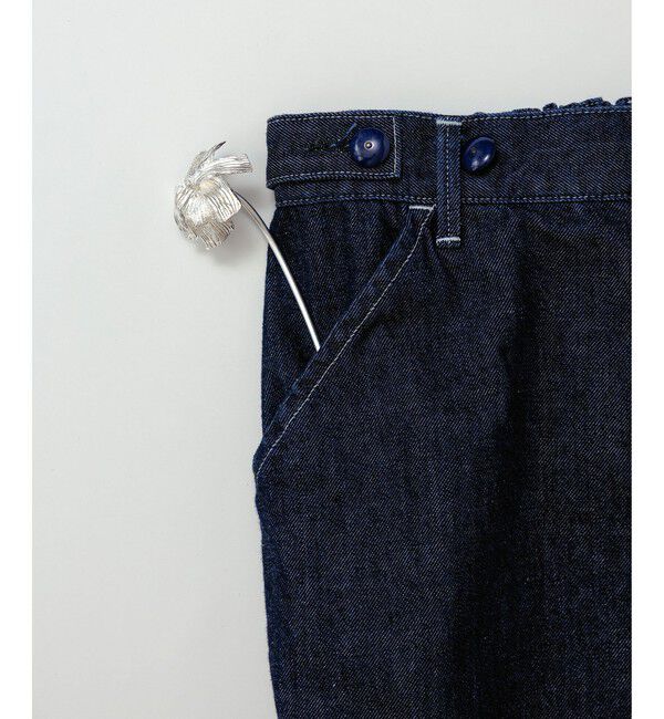 SALON adam et rope'「【KURO for SALON（クロ）】別注EASY TUCK DENIM INDIGO / デニムパンツ」|デニム|