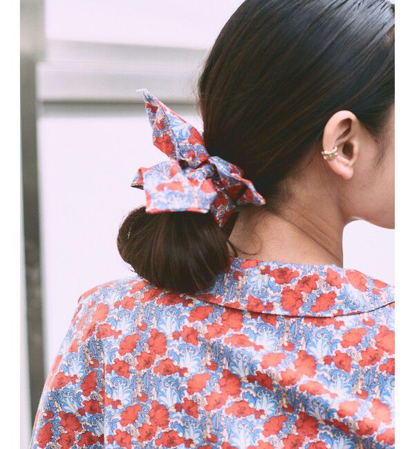 SALON adam et rope'「リバティシュシュ LARGE」|ヘアゴム・シュシュ|