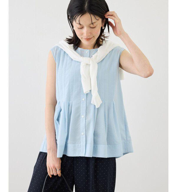 Rope&rsquo;Picnic「【WEB限定カラー】タックデザインシャツ」|シャツ・ブラウス|