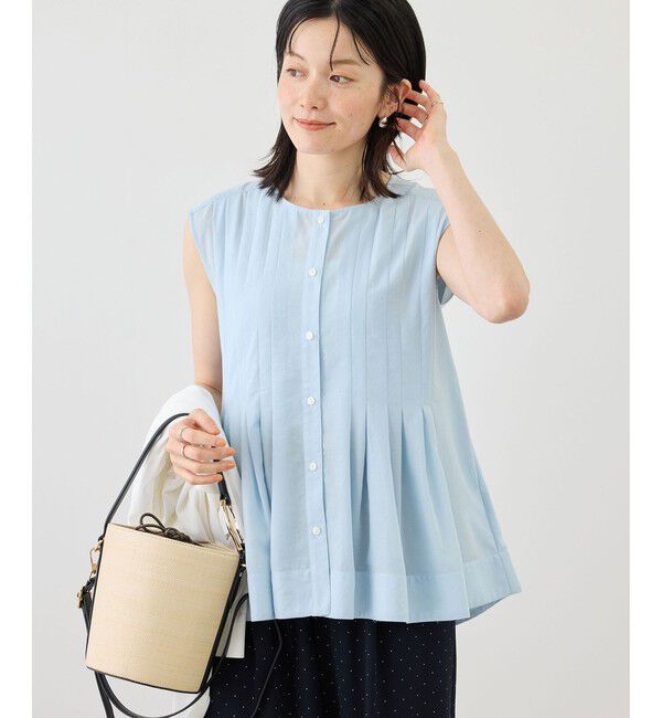 Rope&rsquo;Picnic「【WEB限定カラー】タックデザインシャツ」|シャツ・ブラウス|