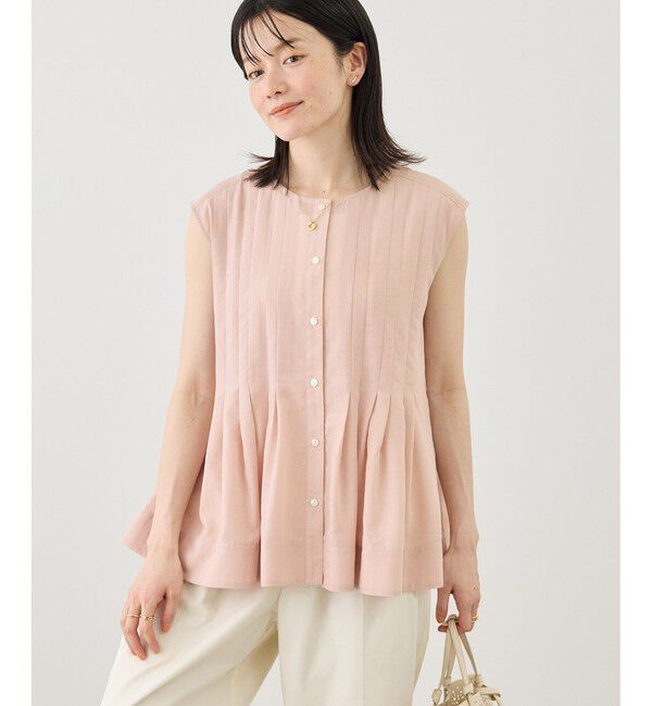 Rope&rsquo;Picnic「【WEB限定カラー】タックデザインシャツ」|シャツ・ブラウス|